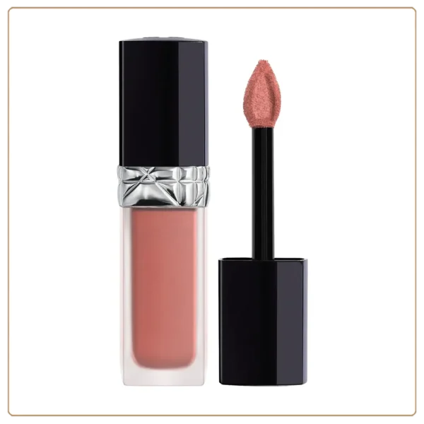 DIOR Rouge Dior Forever Liquid Transfer-Proof Lipstick Color: 100 Forever Nude